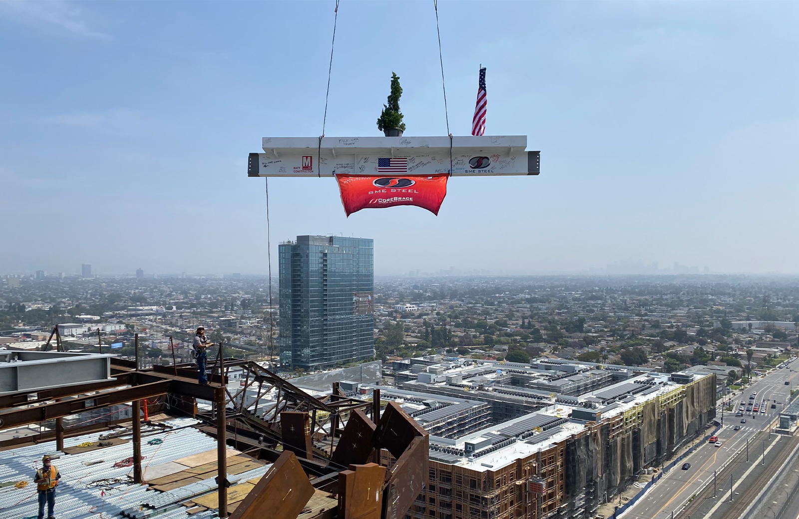 MATT Construction Celebrates Monumental Topping Out at The (W)rapper
