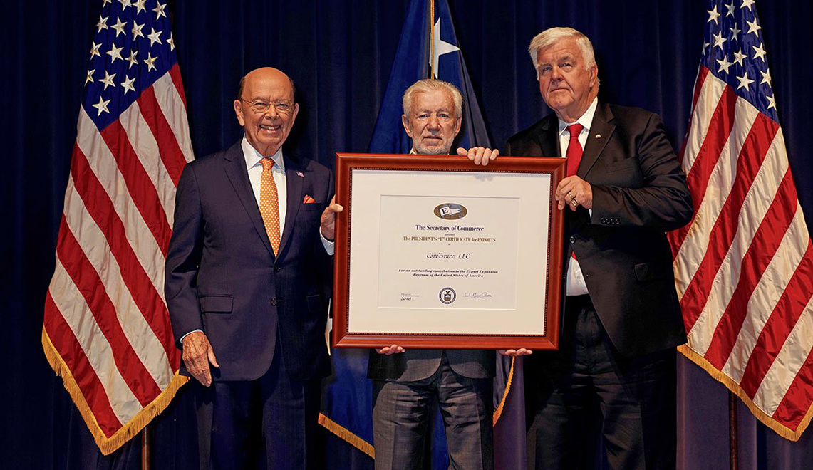 CoreBrace, LLC Receives Presidential Award for Exports