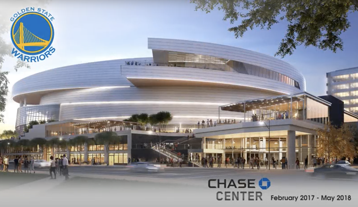 Chase Center Golden State Warriors 4K Construction Time-Lapse