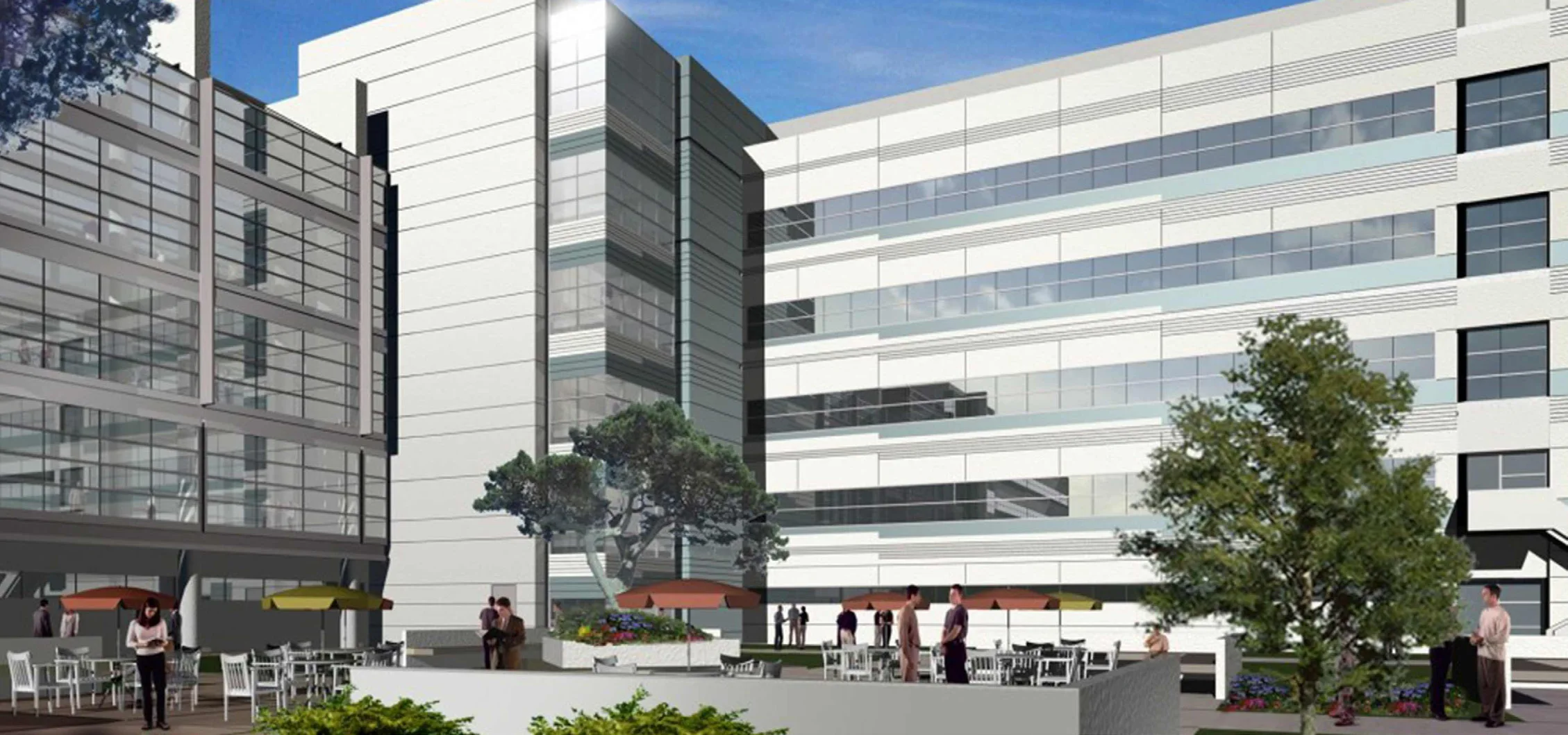 white building with windows