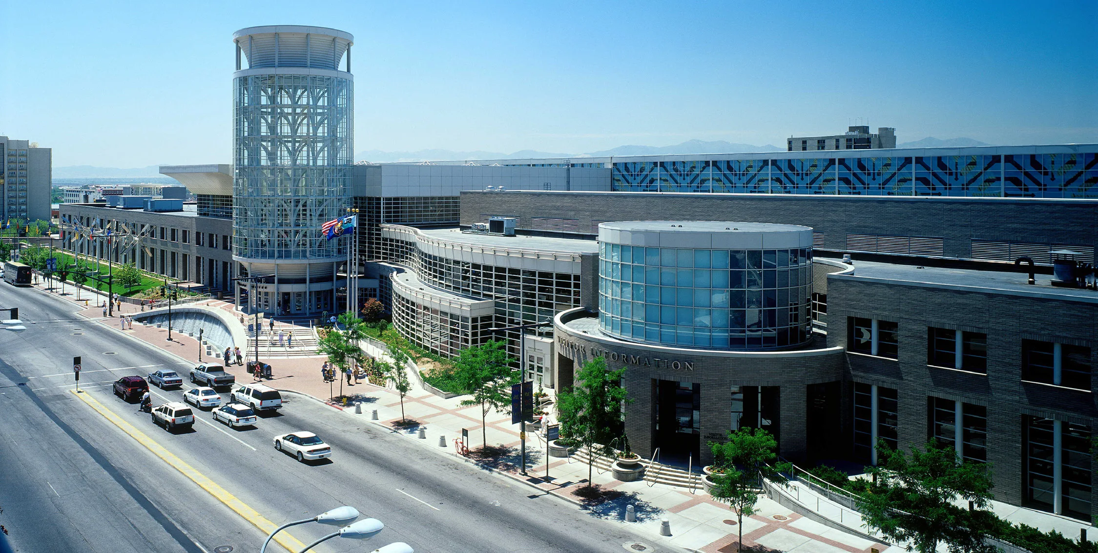 outside view of Salt Palace Convention Center